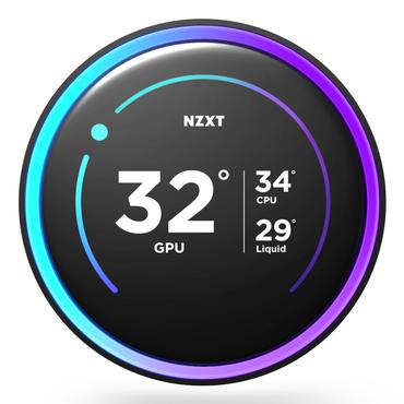 NZXT Kraken Elite 360 RGB - kylsystem med v&auml;tska till processorn - med LCD-display