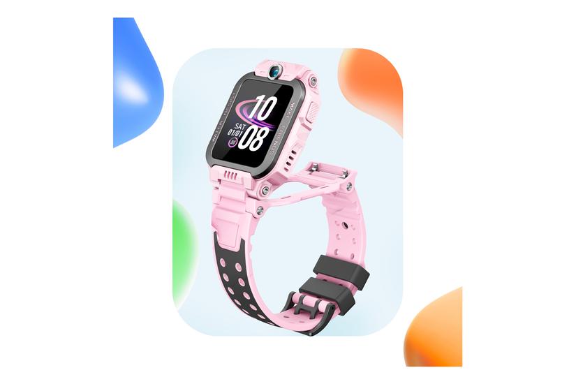 imoo Z7 3,3 cm (1.3") TFT Digital 240 x 240 pixel Berøringsskærm 4G Lyserød Wi-Fi GPS (satellit)