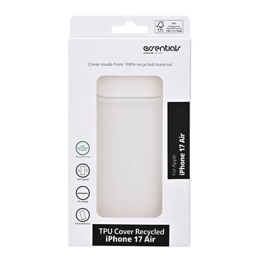 Essentials iPhone Air genbrugs TPU bagside cover, gennemsigtig
