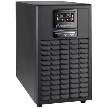 PowerWalker VFI 3000 CG PF1 UPS-enhed Dobbeltkonvertering (online) 3 kVA 3000 W 9 AC stikkontakt(er)