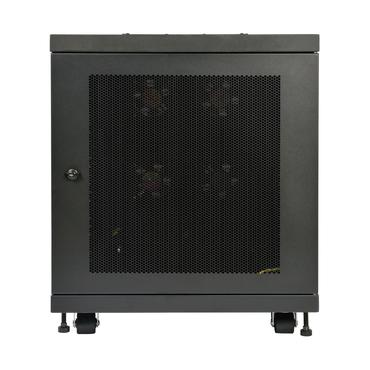 Eaton Tripp Lite Series SmartRack 12U Mid-Depth Rack Enclosure Cabinet for Harsh Environments, 230V - rack - 12U