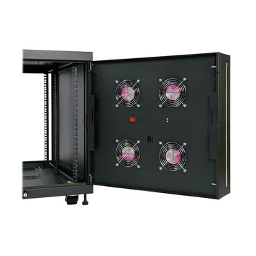 Eaton Tripp Lite Series SmartRack 12U Mid-Depth Rack Enclosure Cabinet for Harsh Environments, 230V - rack - 12U