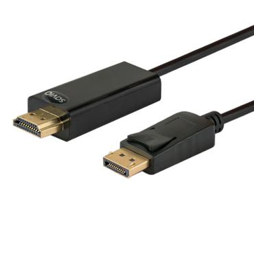 SAVIO CL-56 - HDMI-kabel - DisplayPort / HDMI - 1.5 m