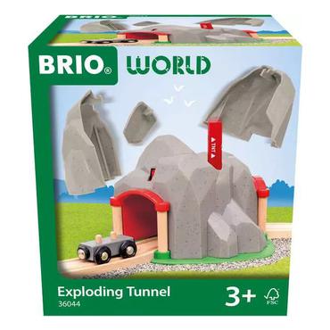 BRIO World Train Set Exploding Tunnel