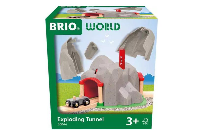 BRIO World Train Set Exploding Tunnel