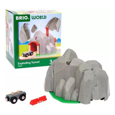 BRIO World Train Set Exploding Tunnel
