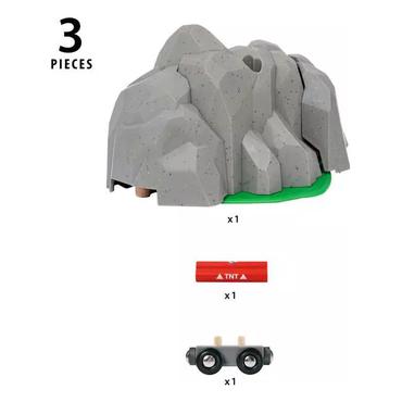 BRIO World Train Set Exploding Tunnel