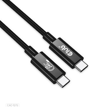 Club 3D - USB typ C-kabel - 24 pin USB-C till 24 pin USB-C - 2 m