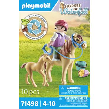 Playmobil Horses of Waterfall 71498 Dziecko z kucykiem i źrebakiem