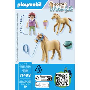 Playmobil Horses of Waterfall 71498 Dziecko z kucykiem i źrebakiem
