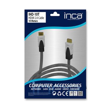 Inca IHD-10T HDMI-Kabel 10 m HDMI Typ A (Standard) Grau (IHD-10T)