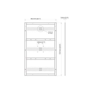 Multibrackets M Pro Series monteringskomponent - f&ouml;r h&ouml;lje - liten - vit