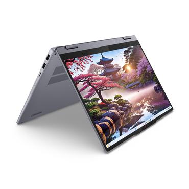 Lenovo IdeaPad 5 2-in-1 14AKP10 Copilot+ PC AMD Ryzen AI 5 PRO 340 Hybrid (2-i-1) 35,6 cm (14") Berøringsskærm WUXGA 16 GB LPDDR5x-SDRAM 512 GB SSD Wi-Fi 6 (802.11ax) Windows 11 Home Nordisk Grå