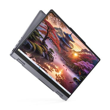 Lenovo IdeaPad 5 2-in-1 14AKP10 Copilot+ PC AMD Ryzen AI 5 PRO 340 Hybrid (2-i-1) 35,6 cm (14") Berøringsskærm WUXGA 16 GB LPDDR5x-SDRAM 512 GB SSD Wi-Fi 6 (802.11ax) Windows 11 Home Nordisk Grå