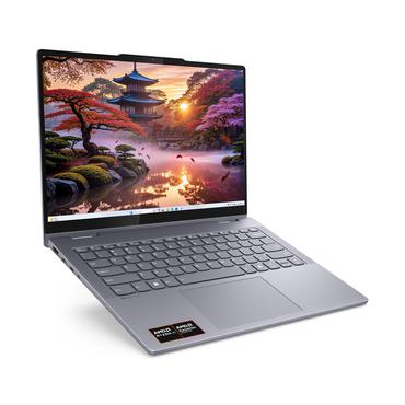 Lenovo IdeaPad 5 2-in-1 14AKP10 Copilot+ PC AMD Ryzen AI 5 PRO 340 Hybrid (2-i-1) 35,6 cm (14") Berøringsskærm WUXGA 16 GB LPDDR5x-SDRAM 512 GB SSD Wi-Fi 6 (802.11ax) Windows 11 Home Nordisk Grå