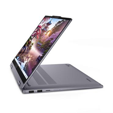 Lenovo IdeaPad 5 2-in-1 14AKP10 Copilot+ PC AMD Ryzen AI 5 PRO 340 Hybrid (2-i-1) 35,6 cm (14") Berøringsskærm WUXGA 16 GB LPDDR5x-SDRAM 512 GB SSD Wi-Fi 6 (802.11ax) Windows 11 Home Nordisk Grå