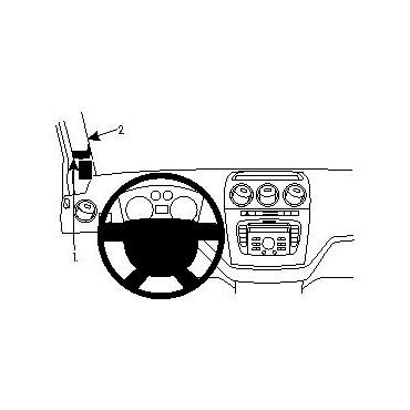 Brodit ProClip Left mount - beslag til montering