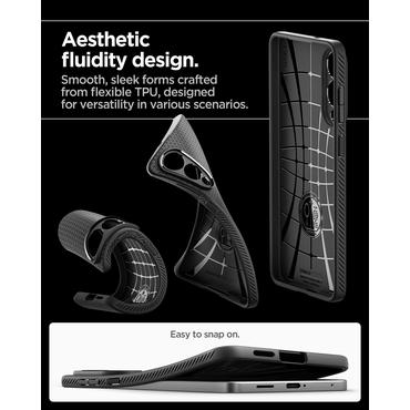 Spigen Liquid Air Galaxy S25 Edge matte black