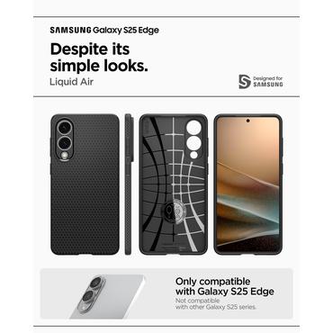 Spigen Liquid Air Galaxy S25 Edge matte black