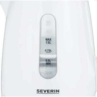 Severin WK 3411 elkedel 1 L 2200 W Hvid