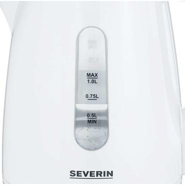 Severin WK 3411 elkedel 1 L 2200 W Hvid