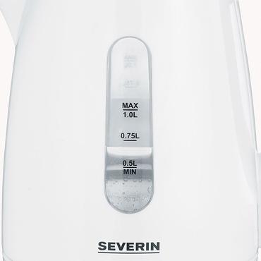 Severin WK 3411 elkedel 1 L 2200 W Hvid