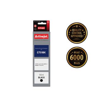 Activejet AH-GT51Bk Ink (erstatning HP GT51BK M0H57AE; Supreme; 90 ml; sort)