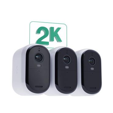 Arlo Essential 2K XL udendørs overvågningskamera, 3-pack