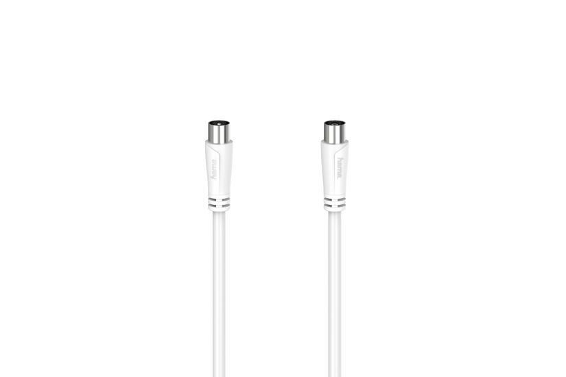 Hama 00205049 koaxial kabel 10 m Koaksial Hvid
