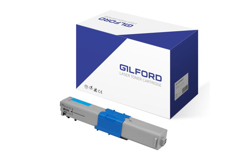 Gilford - gul - kompatibel - tonerpatron (alternativ til: OKI 44469722)