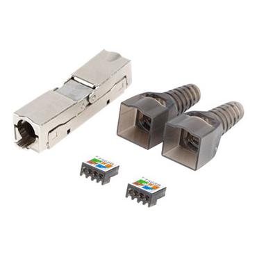 Lanberg n&auml;tverkskoppling - silver, genomskinlig