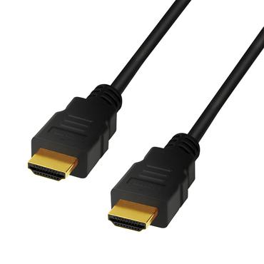LogiLink CH0080 HDMI-kabel 5 m HDMI Type A (Standard) Sort