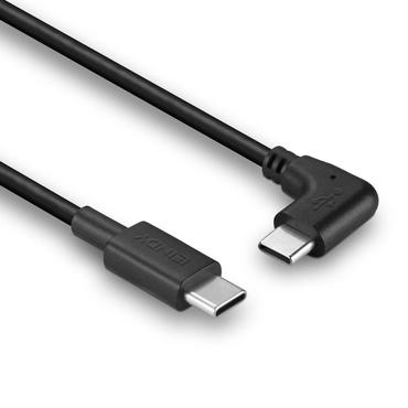 LINDY USB 2.0 Typ C Kabel, 90&Acirc;&deg; gewinkelt 1m