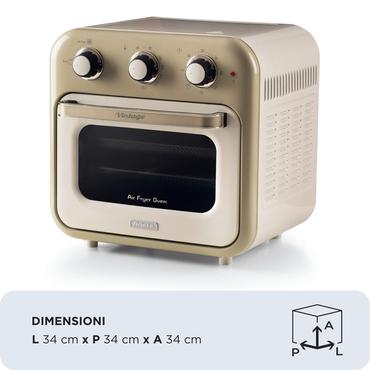 Ariete Vintage Air Fryer Mini- ofen beige