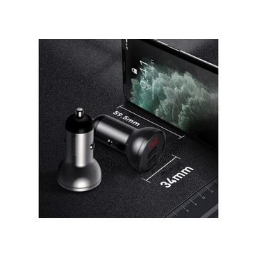 Baseus VCBXA bilstrømsadapter - USB - 24 Watt