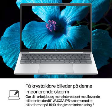 HP EliteBook 8 G1i Notebook AI Bærbar PC - Intel Core Ultra 5 (Serie 2) 225U / 1.5 GHz - 16 GB LPDDR5X - 512 GB SSD PCIe - NVM Express (NVMe) - 13.3" IPS