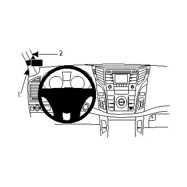 Brodit ProClip Left mount - beslag til montering