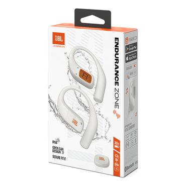 JBL Endurance Zone Headset Trådløs Open-ear Sport Bluetooth Hvid