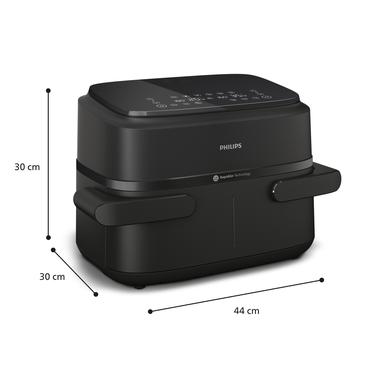 Philips 1000 series NA150/00 fryer Double 7.1 L 2450 W Hot air fryer Black