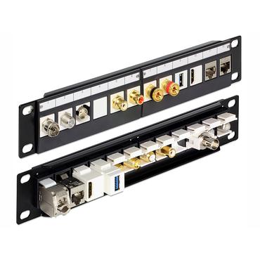 Delock patch-panel - 1U - 10"
