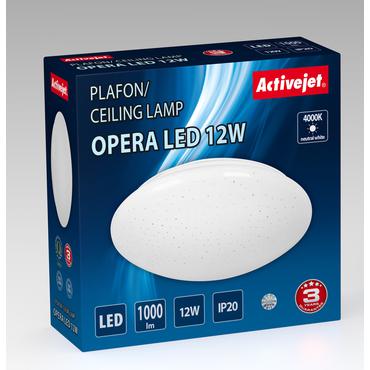Activejet AJE-OPERA 12W loftbelysning Ikke-udskiftelig p&aelig;re(r) LED G