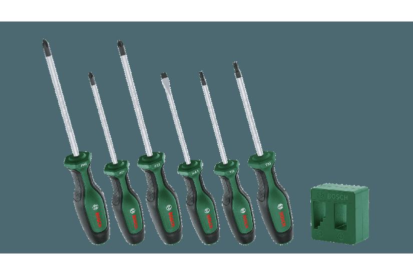 Bosch DIY Schraubendreher+Magnetisierer Set, 6tlg.