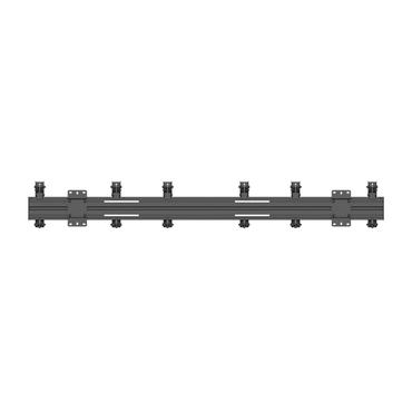 Multibrackets PRO Series M Wallmount Pro MBW3U Tilt 200 - konsol - för 3 LCD-bildskärmar - svart