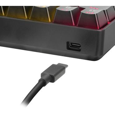 SPEEDLINK SL-670015-BK tastatur Spil USB QWERTZ Tysk Sort