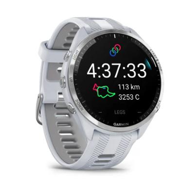Alowwed----Garmin Forerunner 965 -urheilukello, vaaleanharmaa