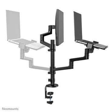 Neomounts DS20-425BL2 monteringss&aelig;t - fuldbev&aelig;gelses justerbar arm - for LCD display / notebook - sort