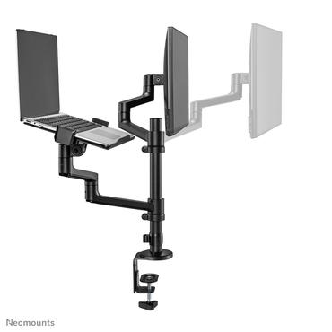 Neomounts DS20-425BL2 monteringss&aelig;t - fuldbev&aelig;gelses justerbar arm - for LCD display / notebook - sort