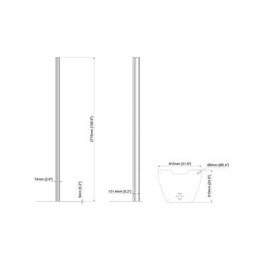 Multibrackets M Pro Series komponenter til montering