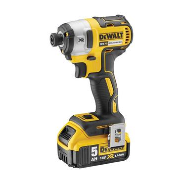 DeWALT DCK266P2 elektrisk skruetr&aelig;kker & slagbor Gul