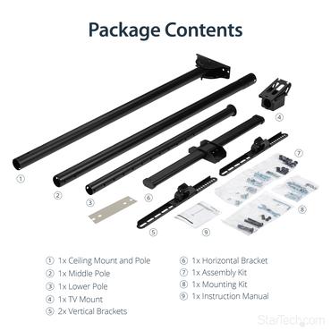 StarTech.com TV-fäste för takmontering